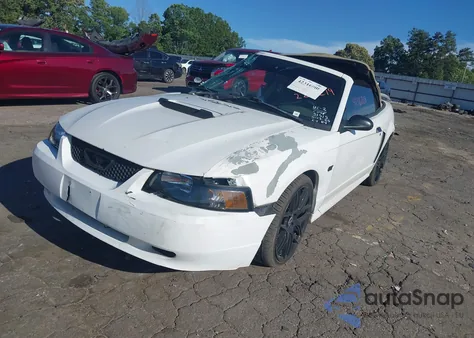 2002 Ford Mustang Gt z USA, uszkodzony, nr VIN 1FAFP45X42F220279